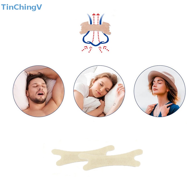 Bộ 100 Miếng Dán Mũi Chống Ngáy Khi Ngủ Tiện Dụng