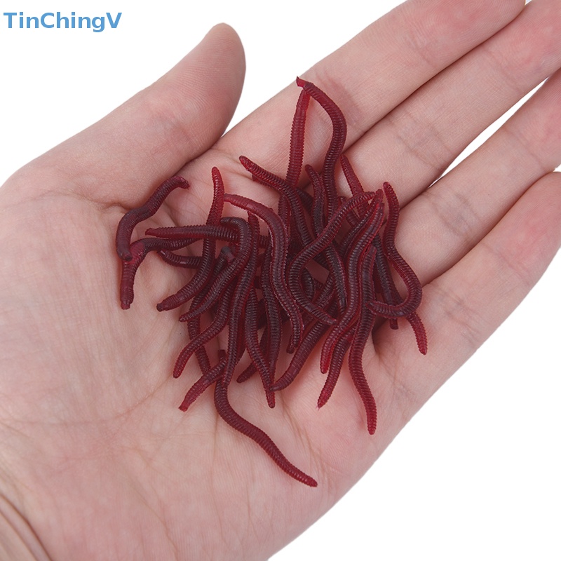 Set 50 Mồi Giả Nhử Cá Bằng Nhựa Mềm [Mới] [Mới]