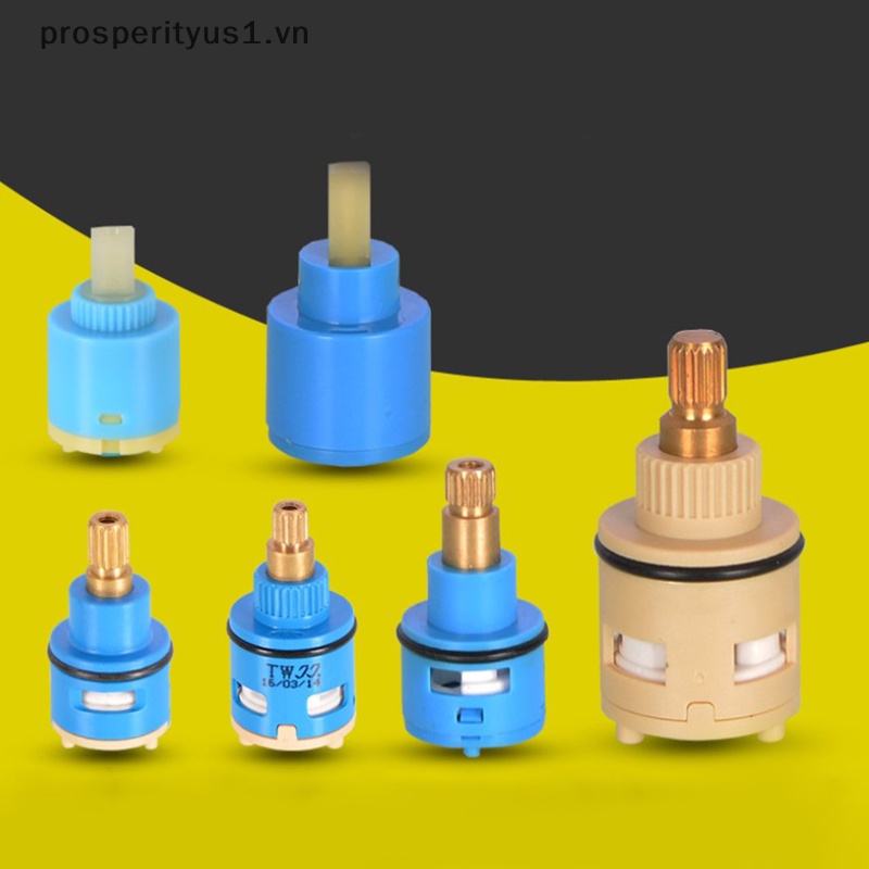 Van Vòi Hoa Sen Bằng Gốm Sứ &amp; Đồng Thau Chuyên Dụng Cho Nhà Tắm [prosperityus1]