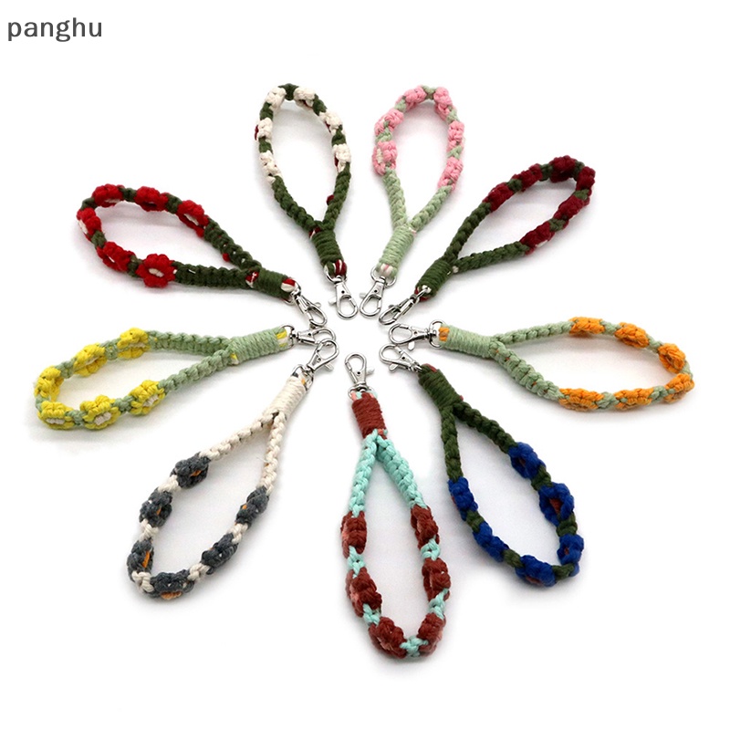 Móc Khóa / Vòng Đeo Tay / Túi Xách Thiết Kế Kiểu Hoa Nhỏ Đan / Móc Khóa Độc Đáo Thời Trang