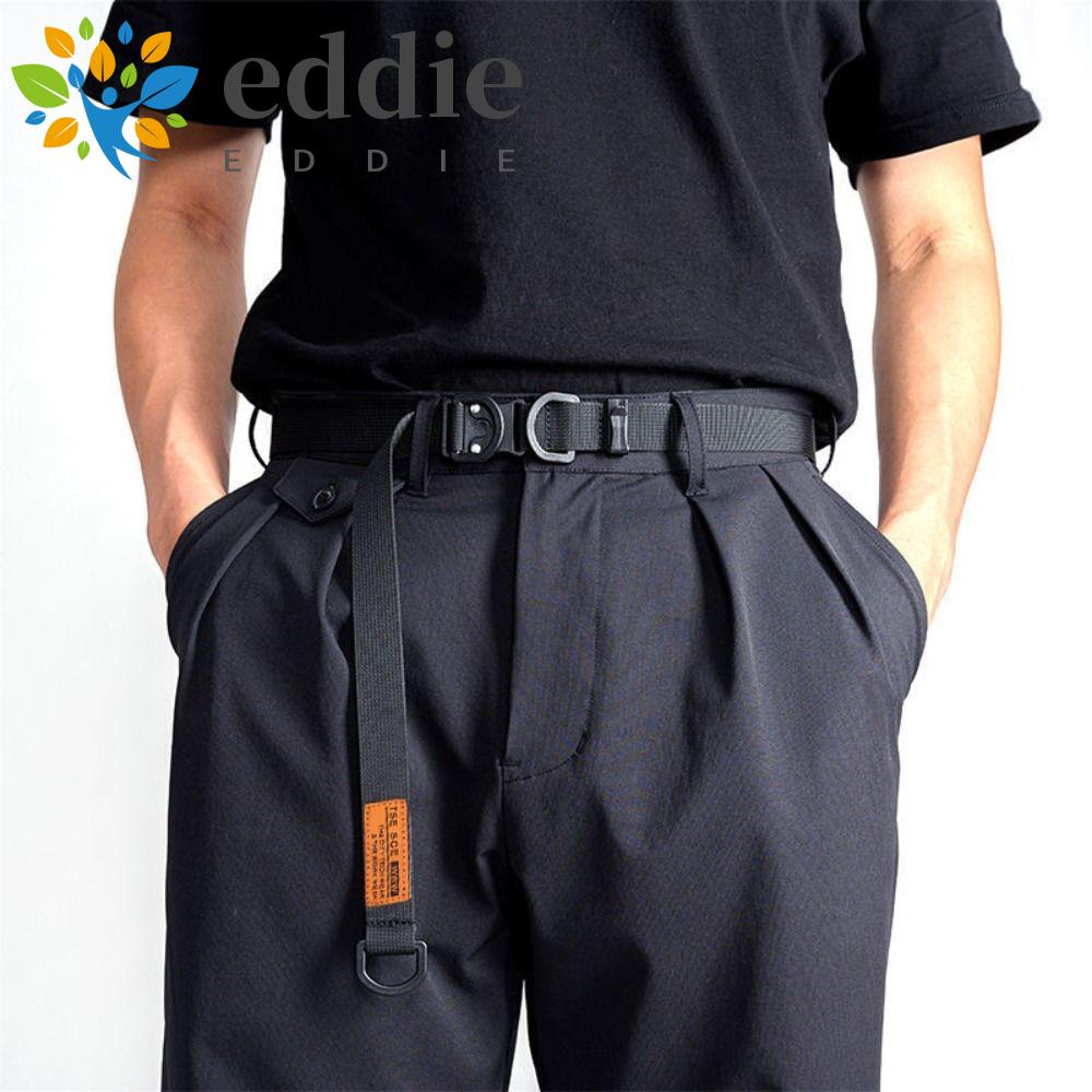 Thắt Lưng Vải Canvas 26Eddie Mỏng Cài Khóa Kiểu Hàn Quốc Đơn Giản Hợp Thời Trang Cho Nam