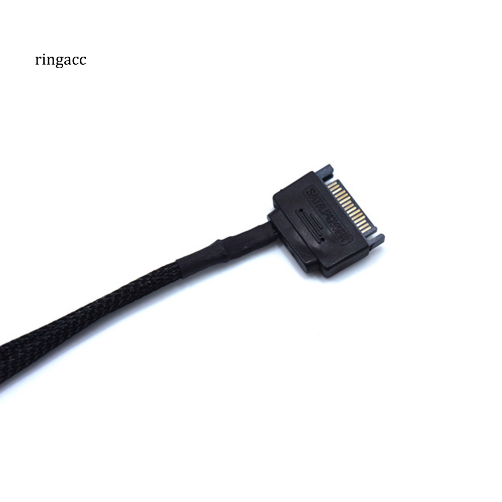 Cáp Chuyển Đổi RGA SATA 15Pin Sang Hai Chiều 3 / 4Pin Cho Quạt Tản Nhiệt