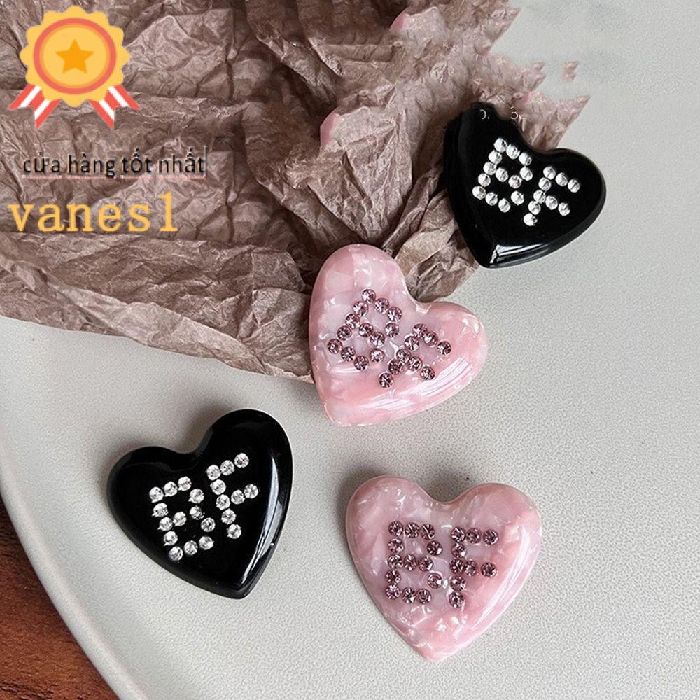 Kẹp Tóc Mái Hình Trái Tim VANES1 Cho Nữ