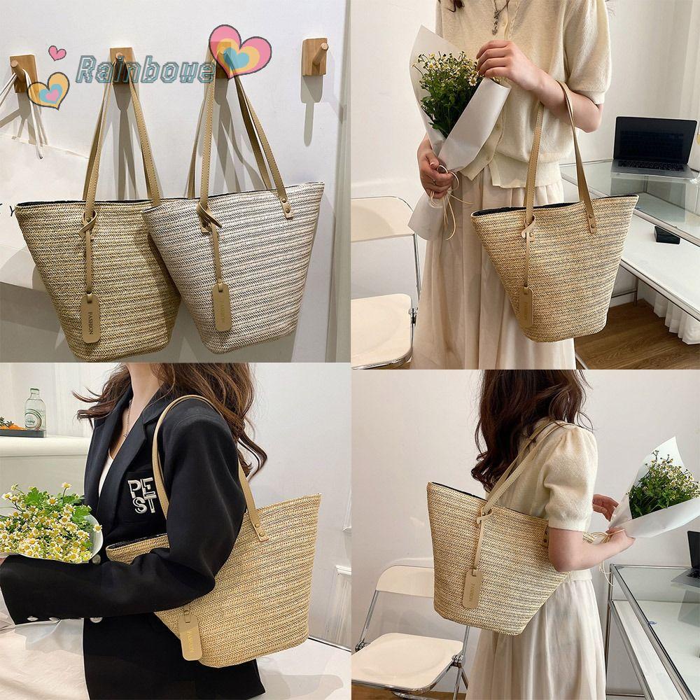 Túi Xách Đan Rơm Thời Trang Hè Cho Nữ