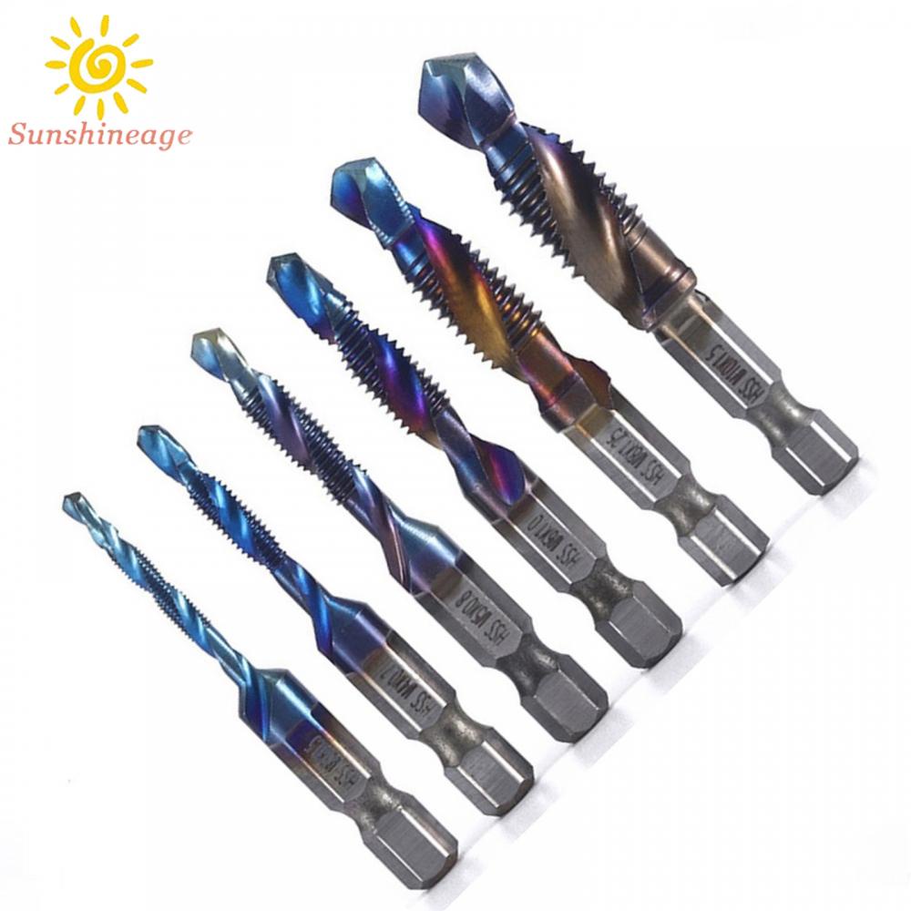 Bộ 6 Mũi Khoan Thép Gió Bọc Titanium