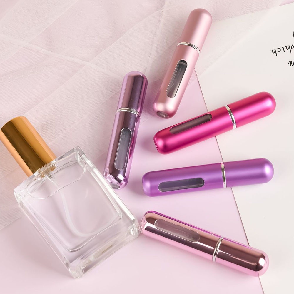 Chai Rỗng 5ml Bằng Nhôm Dạng Xịt Dùng Chiết Nước Hoa Mang Theo Du Lịch