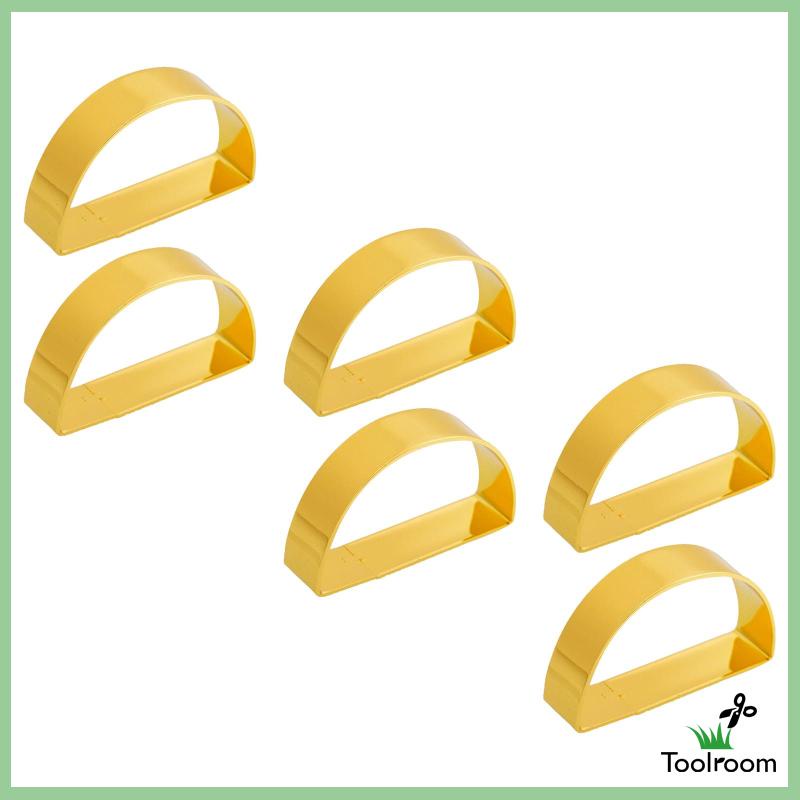 Bộ 6 Vòng Giữ Khăn Ăn Bằng Kim Loại Tiện Dụng Cho Tiệc Kỷ Niệm / Cà Phê