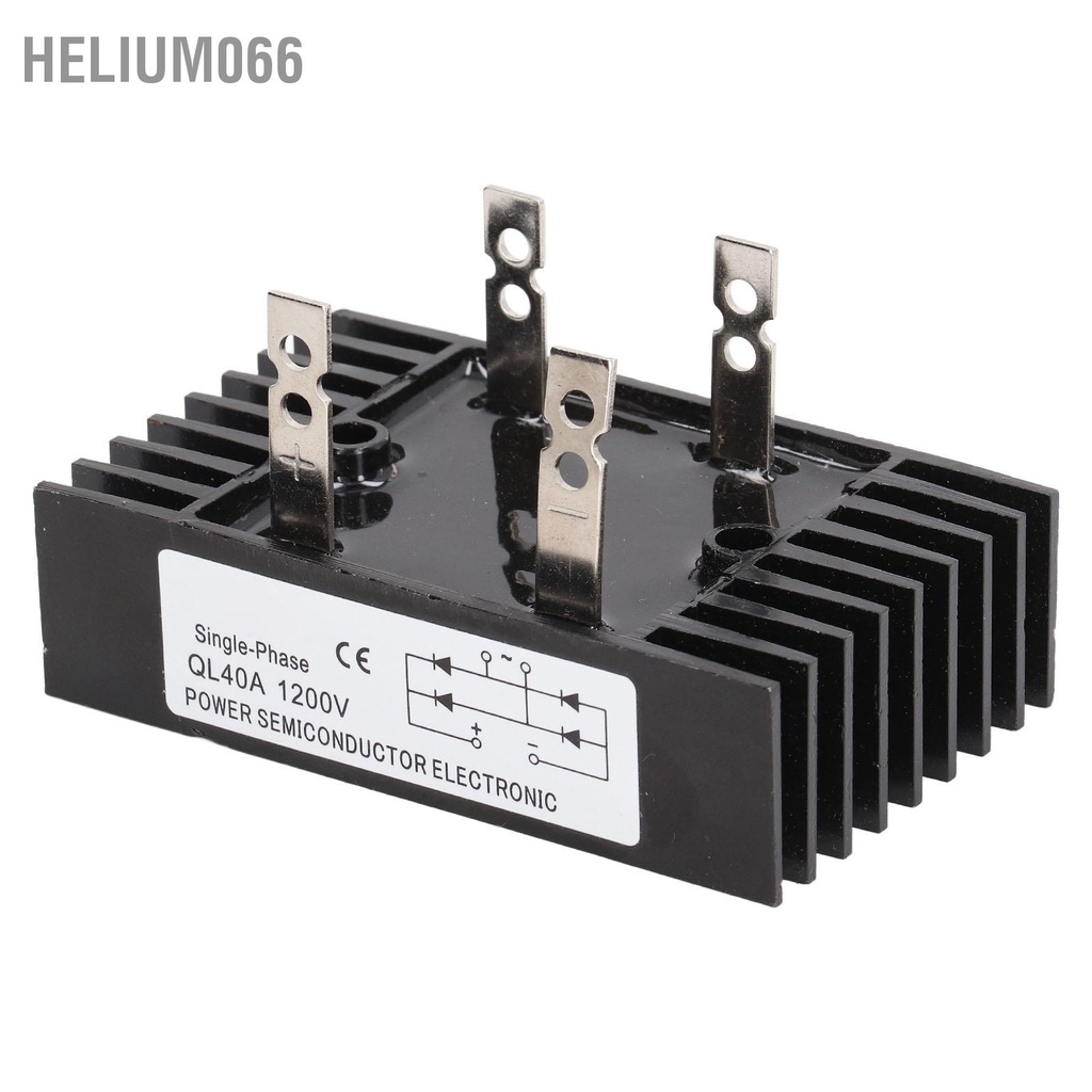 Helium066 Bộ chỉnh lưu cầu 3 pha 40A 1200V Điốt công suất cao cho thiết bị hệ thống điện