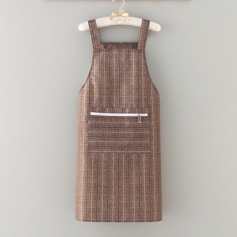 Tạp Dề Nấu Ăn Chống Thấm Nước / Dầu / Ô Nhiễm Thiết Kế Mới Cao Cấp Thời Trang