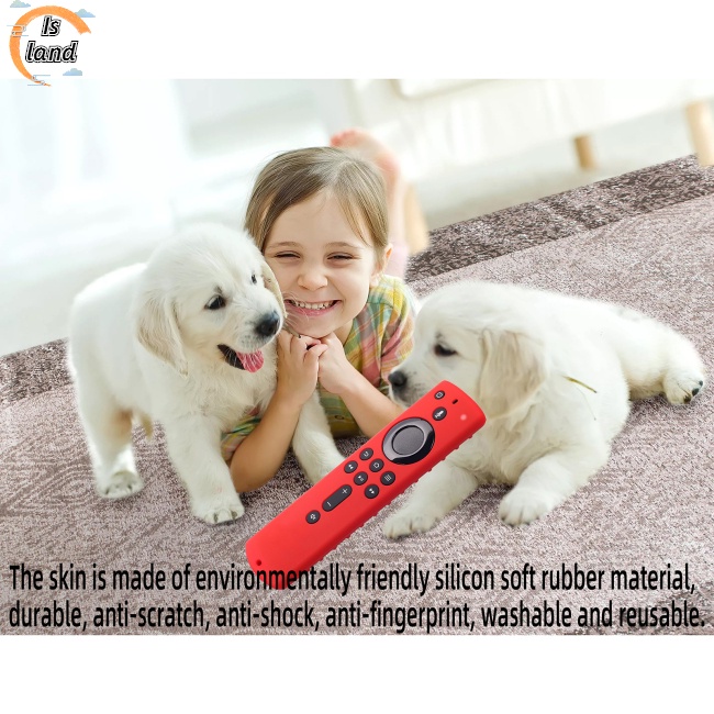 Ốp Silicon Bọc Bảo Vệ Chống Sốc Chống Trượt Cho Điều Khiển Từ Xa Amazon Fire Tv Stick 4k 5.9-inch 2018