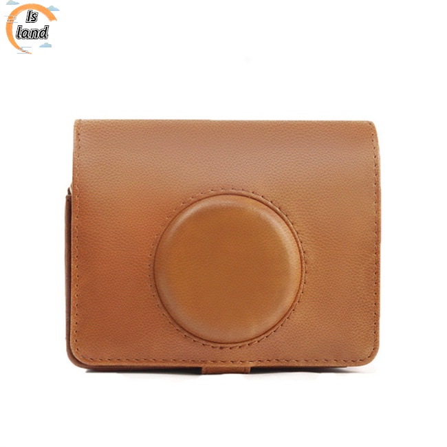 Túi Da Pu Đựng Máy Ảnh Kỹ Thuật Số Instax Mini Evo Phong Cách Retro Kèm Dây Đeo Vai Tiện Dụng