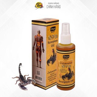 Chai xịt 85ml xoa bóp nọc bò cạp Banna Scorpion Oil (Thái Lan)