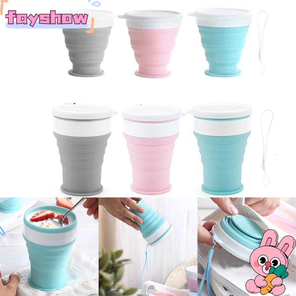 Cốc Silicone Uống Nước Có Thể Gấp Gọn Tiện Dụng 100 / 200 / 350ml