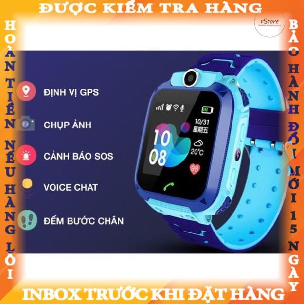 Đồng Hồ Thông Minh Trẻ Em Định vị Q12 Nghe gọi Chụp Ảnh - Sạc nam châm Chống nước Hàng loại 1  toteshop245