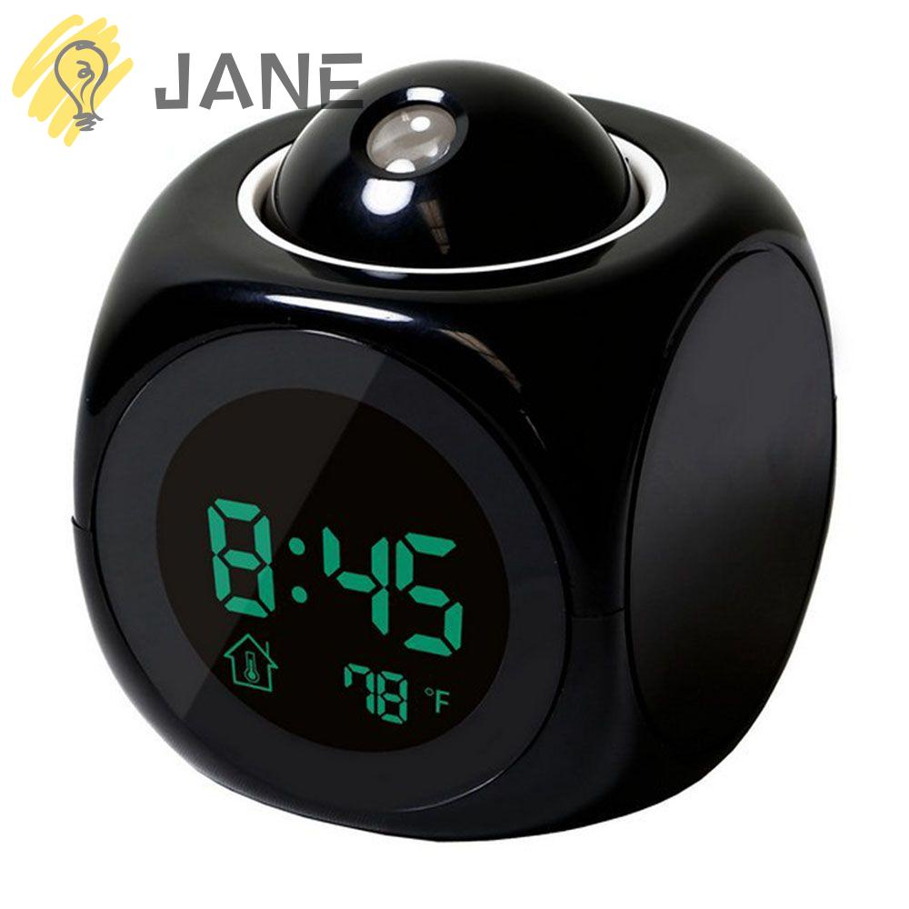 Đồng Hồ Báo Thức Có Đèn LED Hình Vuông Đa Năng Dùng Trong Văn Phòng