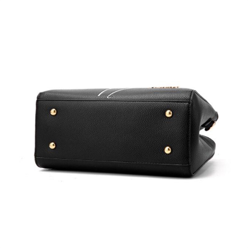 Túi Xách Da PU Thêu Hoa Thời Trang Cho Nữ b7w