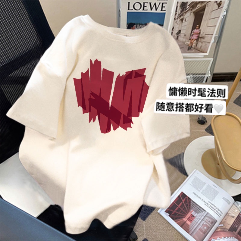 NRVP Áo Thun 100% Cotton Tay Ngắn Phong Cách Hàn Quốc Mới