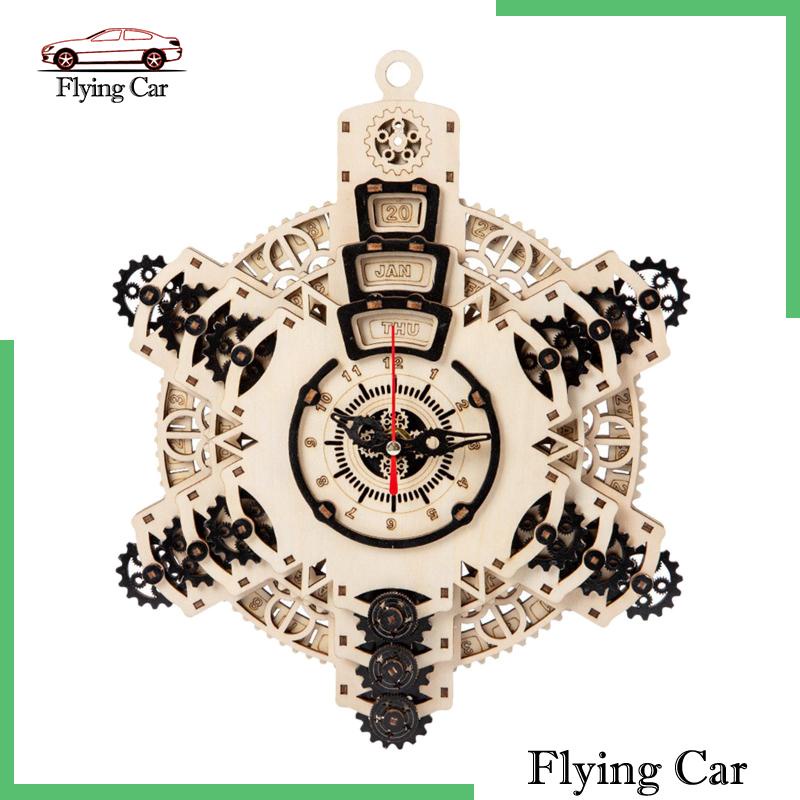 Bộ 2 Đồng Hồ Cơ Treo Tường Trang Trí Nhà Cửa Cho Người Lớn Trẻ Em