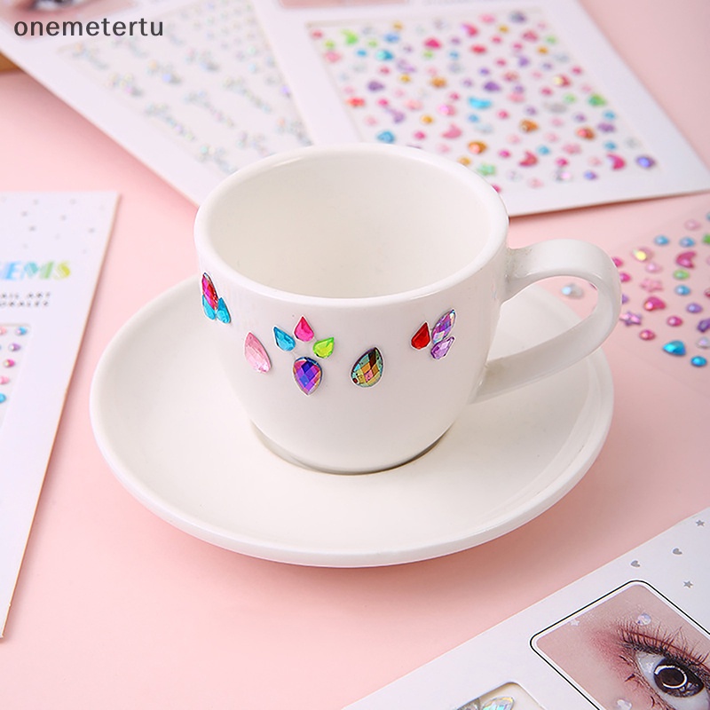 Onemetertu Nhãn Dán Kim Cương Pha Lê Trang Điểm Cơ Thể Lễ Hội