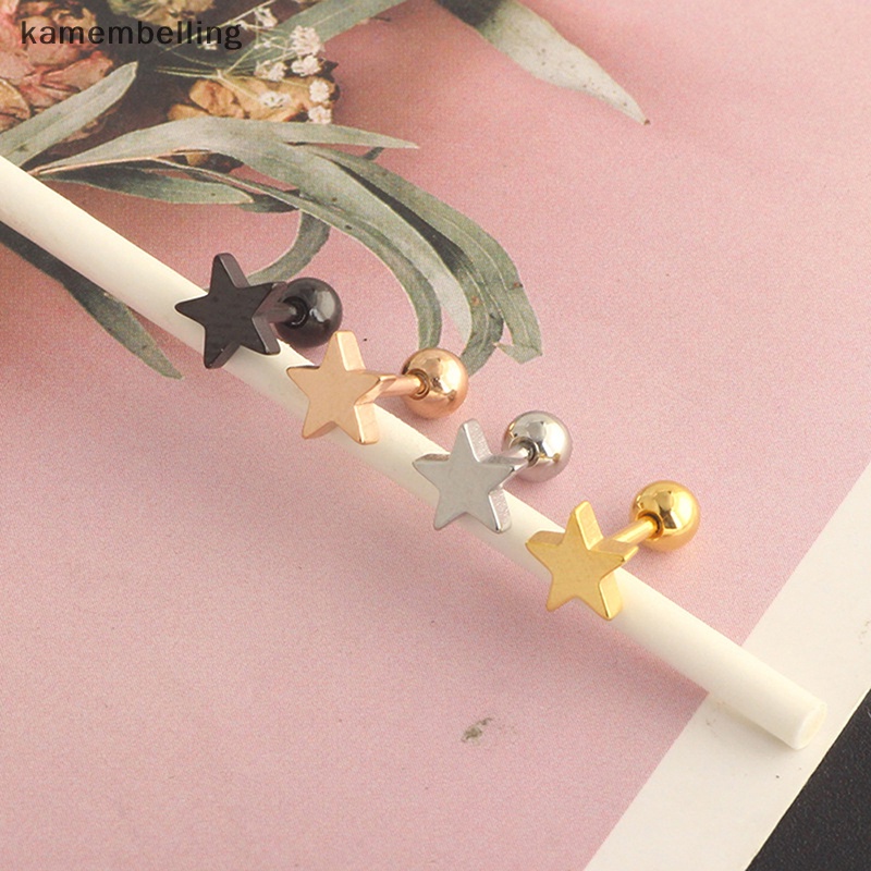 1 Đôi Khuyên Tai Hình Ngôi Sao / Xương Tai / Xương / Sụn Tai Thời Trang Cho Nữ