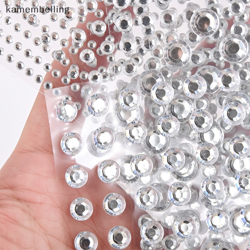 Nhãn Dán Trang Trí Mặt / Cơ Thể Đính Đá Pha Lê Tự Dính