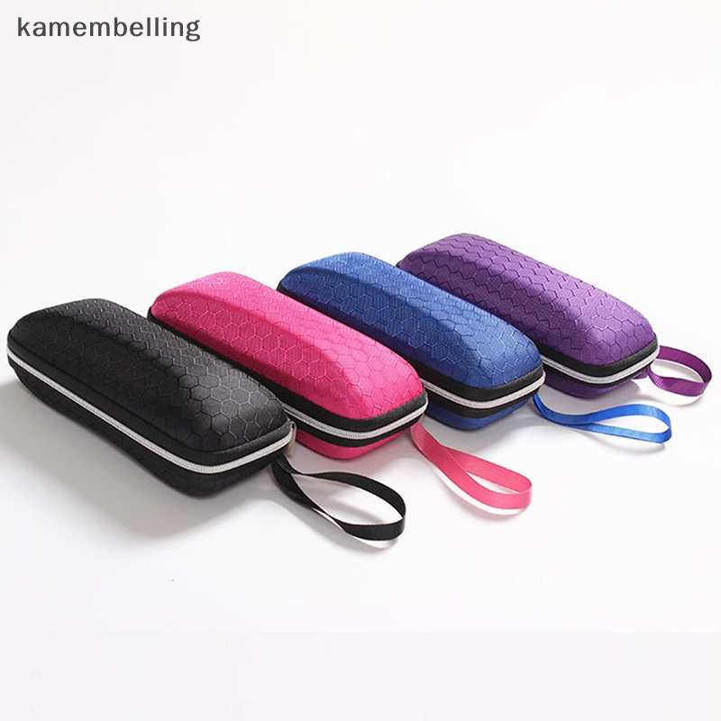 Kamembelling Hộp Đựng Mắt Kính Chống Thấm Nước Có Khóa Kéo Phong Cách Thể Thao