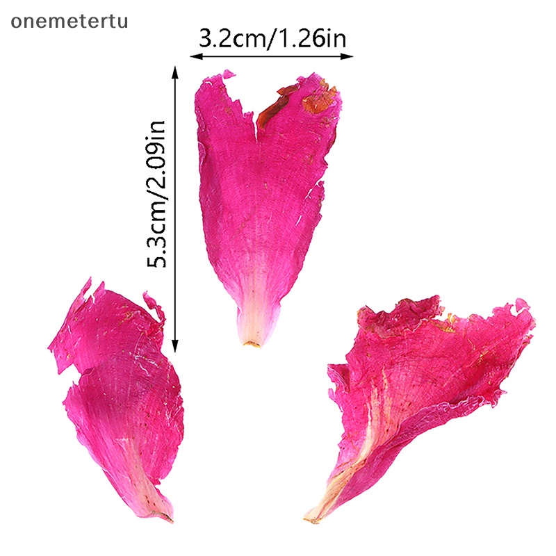 Onemetertu 250g Cánh Hoa Hồng Đỏ Để Tắm Muối Tắm