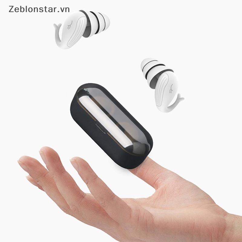 1 Cặp Nút Bịt Tai Giảm Tiếng Ồn Bằng Silicon Mềm Tiện Dụng Khi Đi Du Lịch