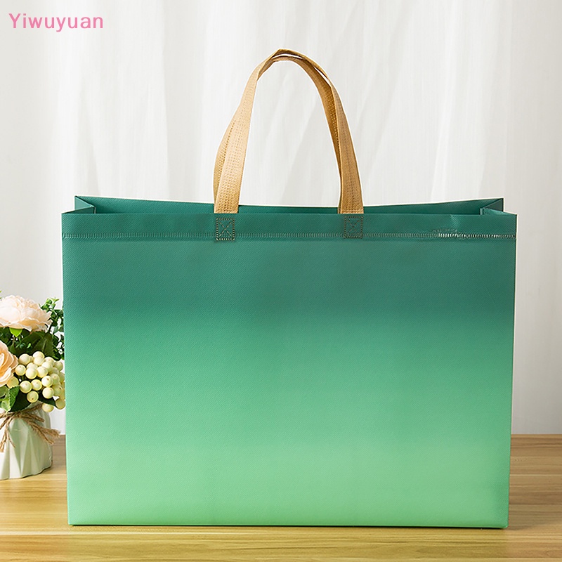 &lt; Yiwuyuan &gt; Túi Xách Mua Sắm / Du Lịch Bằng Vải Không Dệt Tái Sử Dụng
