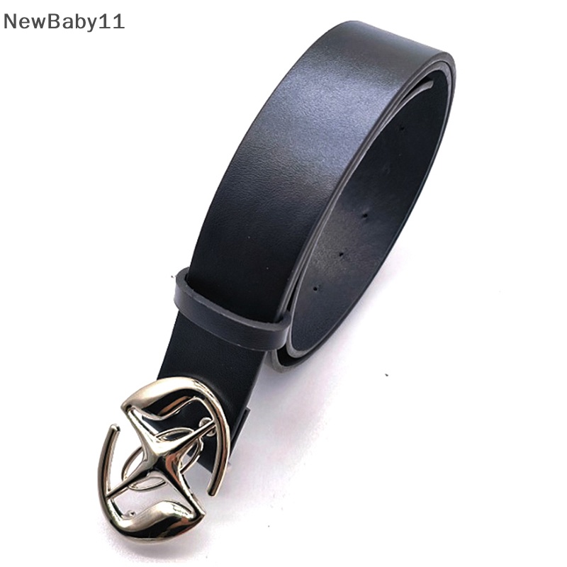 Thắt Lưng Da Khóa Kim Loại Hình Ngôi Sao Phong Cách Gothic Thời Trang Cho Nữ