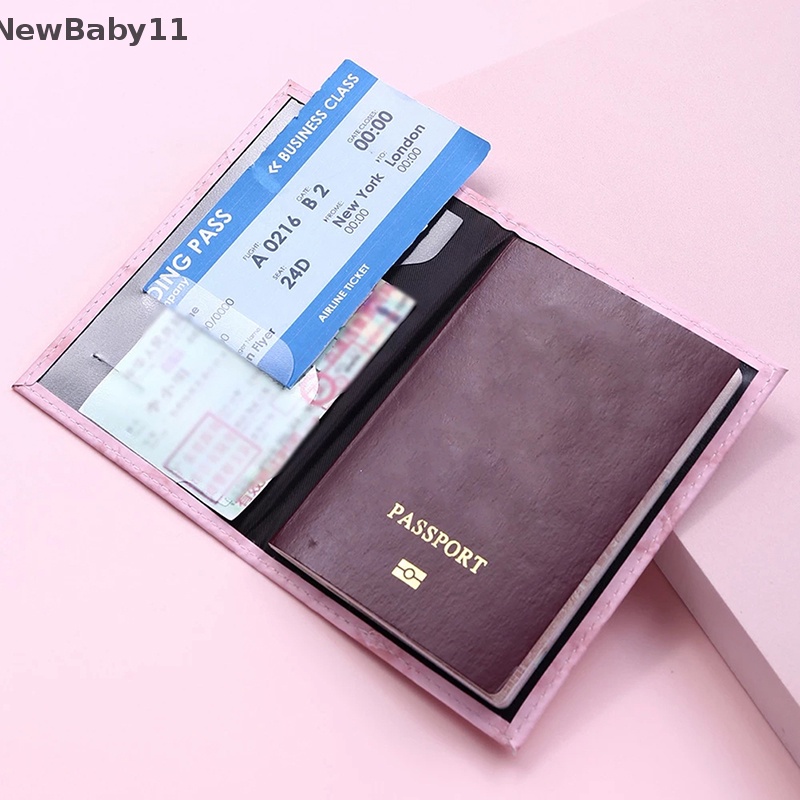 Bao Hộ Chiếu Bằng Da PU Họa Tiết Cẩm Thạch Sắp Xếp Gọn Gàng