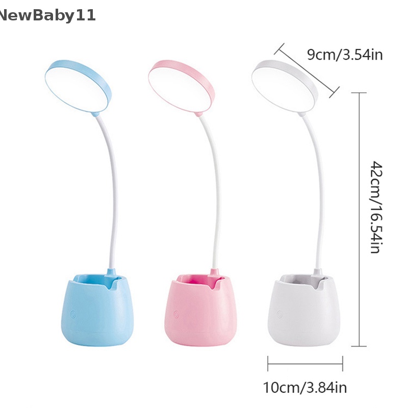 1 Đèn Led USB Để Bàn Có Thể Bẻ Cong Được Kèm Giá Đỡ Bút
