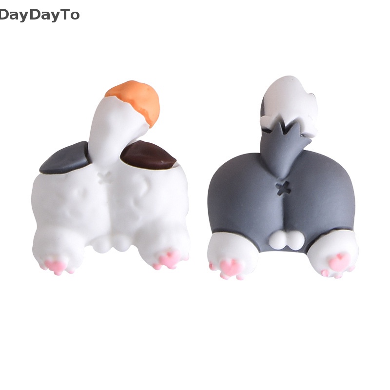 Set 10 Miếng Dán Trang Trí Tủ Lạnh / Điện Thoại Hình Đầu Chó Mèo Hoạt Hình Dễ Thương DIY