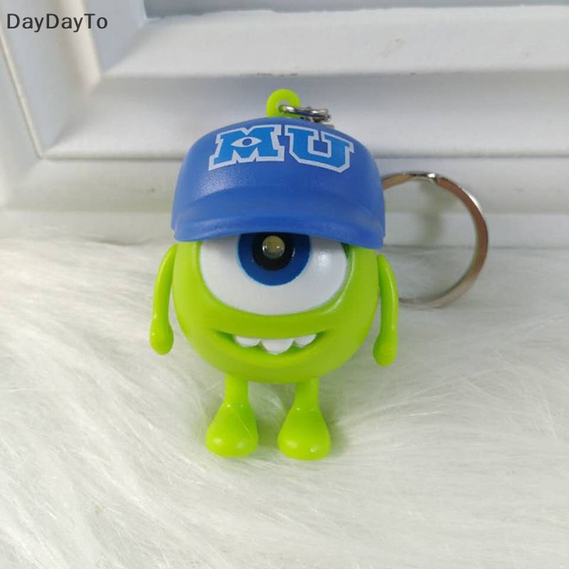 Móc Khóa Hình Nhân Vật Anime Mắt To Có Đèn LED Và Âm Thanh Thời Trang