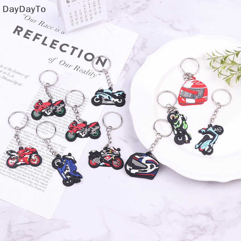 Set 5 Móc Chìa Khóa Bằng PVC Họa Tiết Hoạt Hình Dễ Thương