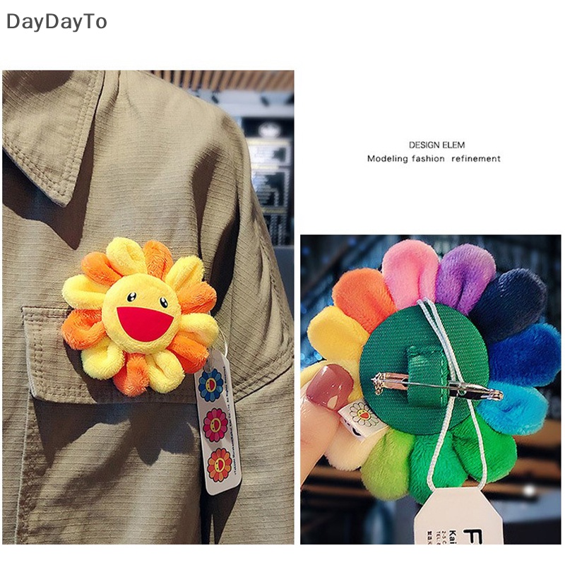 Móc Khóa Hình Hoa Hướng Dương Nhồi Bông Mềm Mại Đáng Yêu