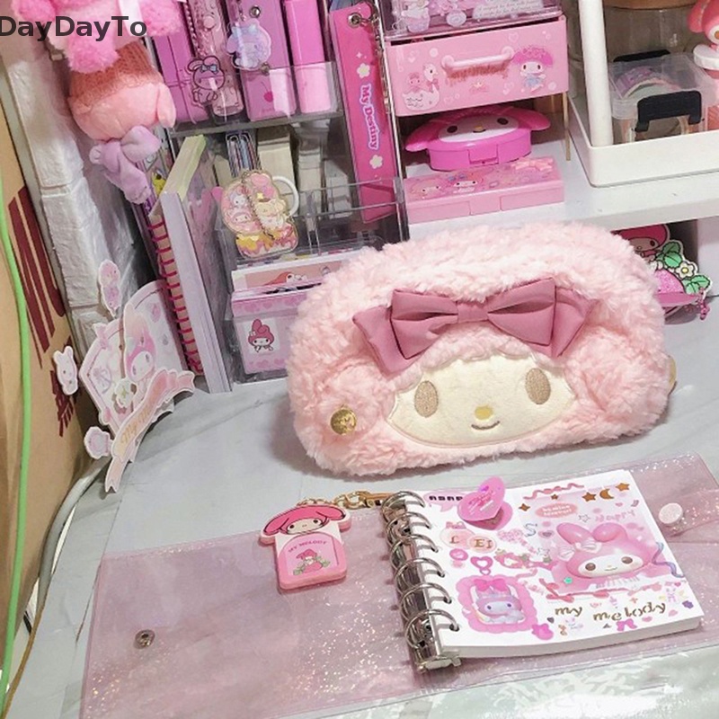 Túi Đựng Bút Họa Tiết Hoạt Hình Sức Chứa Lớn Phong Cách Hàn Quốc Dễ Thương Cho Nữ