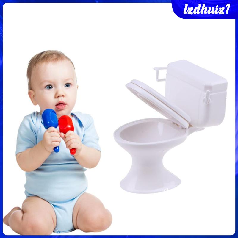 Mô Hình Toilet Mini Trang Trí Nhà Búp Bê