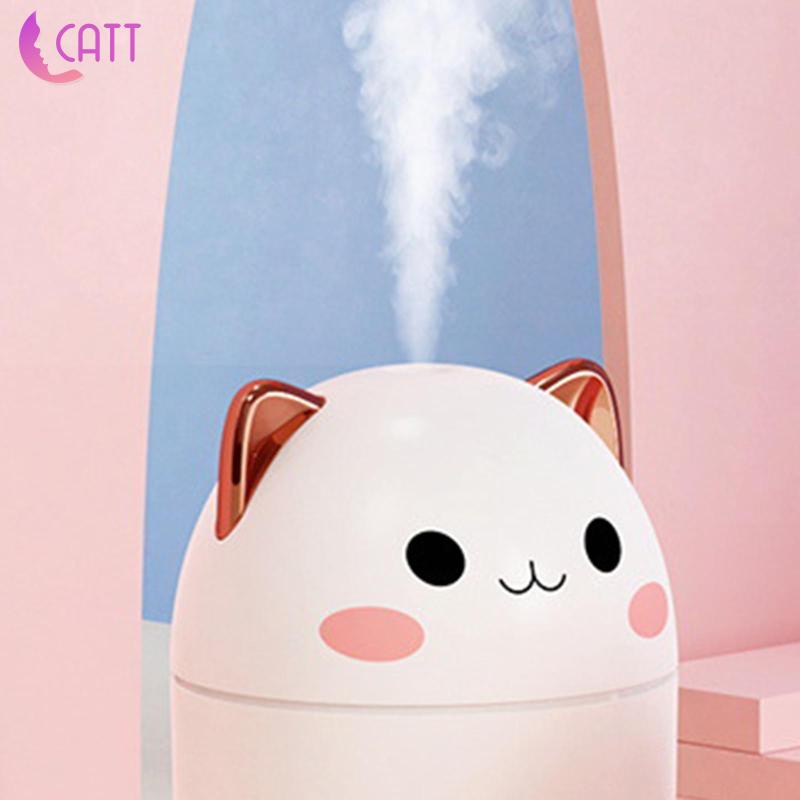 Máy Phun Sương Tạo Độ Ẩm Không Khí Mini 250ml Kết Nối USB Kích Thước Nhỏ Gọn Dùng Trong Nhà / Xe Hơi