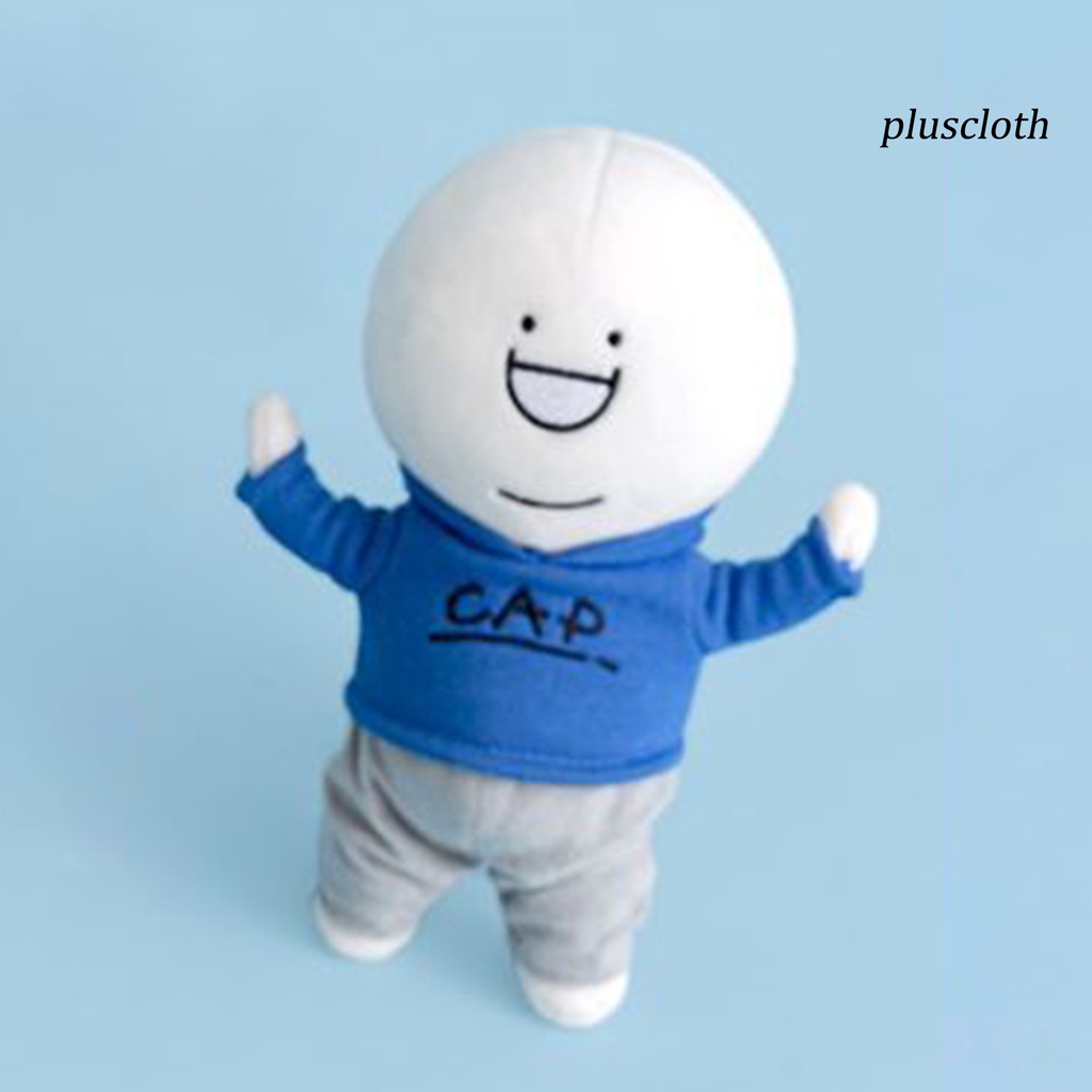 < Plus > Móc Khóa Búp Bê Nhồi Bông Hoạt Hình Màu Xanh Dương 12cm Có Khóa Sắt Dễ Thương Có Thể Thay Đổi Trang Trí Ba Lô Quà Tặng Cho Cặp