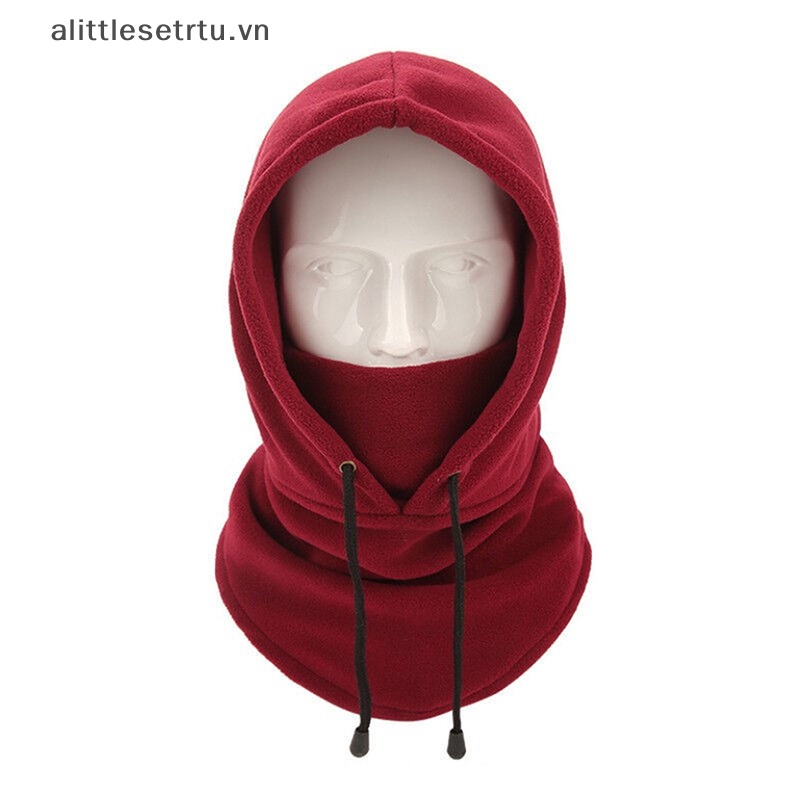 Alittlesetrtu Mũ Trùm Đầu Chống Gió Giữ Ấm Mùa Đông Chất Lượng Cao Cho Hoạt Động Ngoài Trời