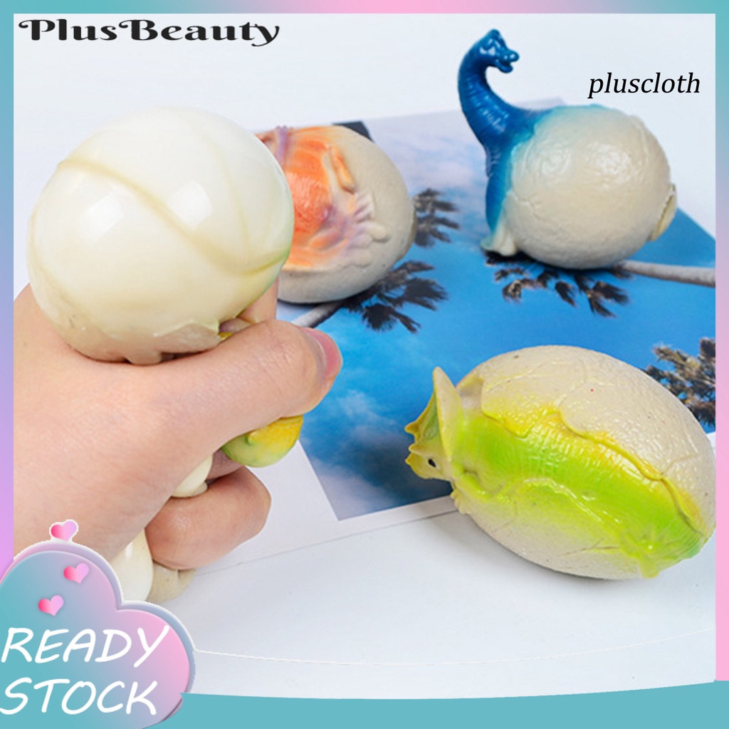 Đồ Chơi Nắn Bóp Đàn Hồi Giảm Stress Hình Trứng Khủng Long