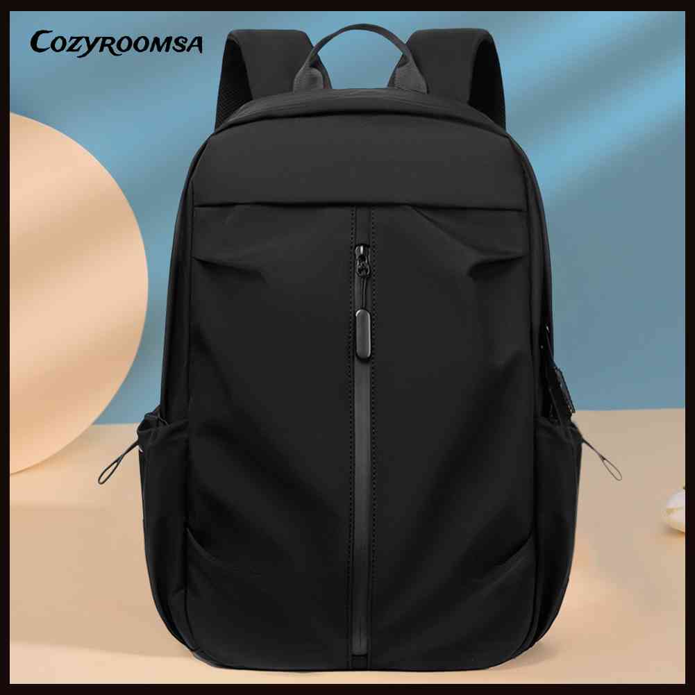 Ba Lô Oxford Thoáng Khí Chống Thấm Nước Có Khóa Kéo Thời Trang Công Sở