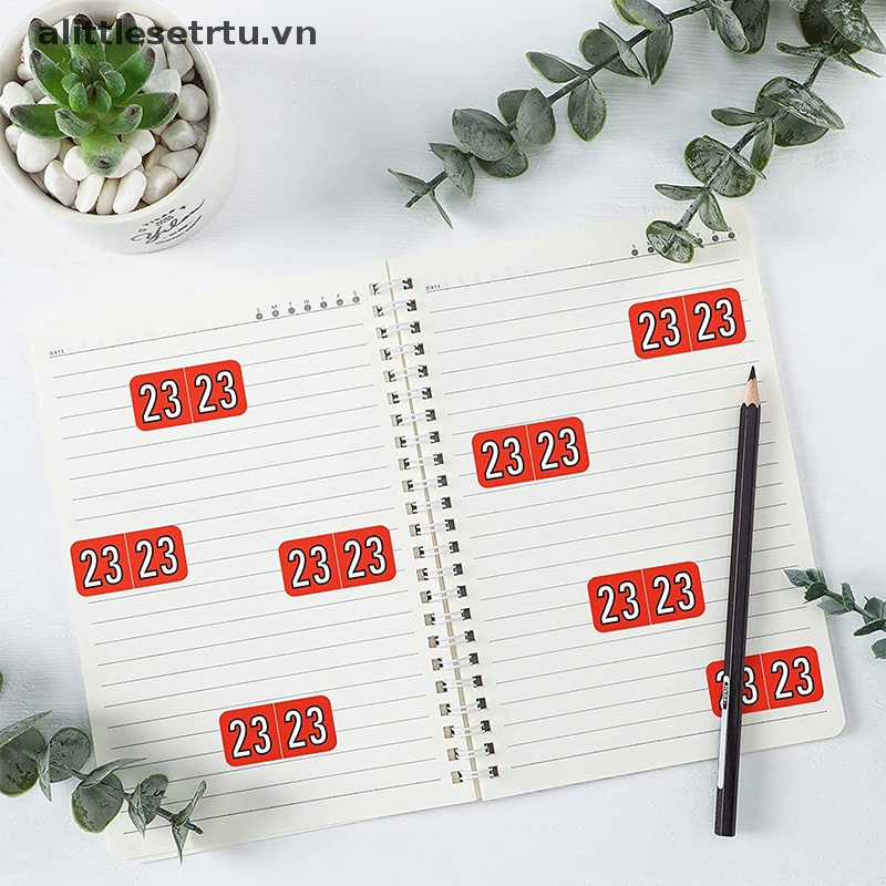 500 Nhãn Dán Hình Chữ Nhật Màu Cam 2023