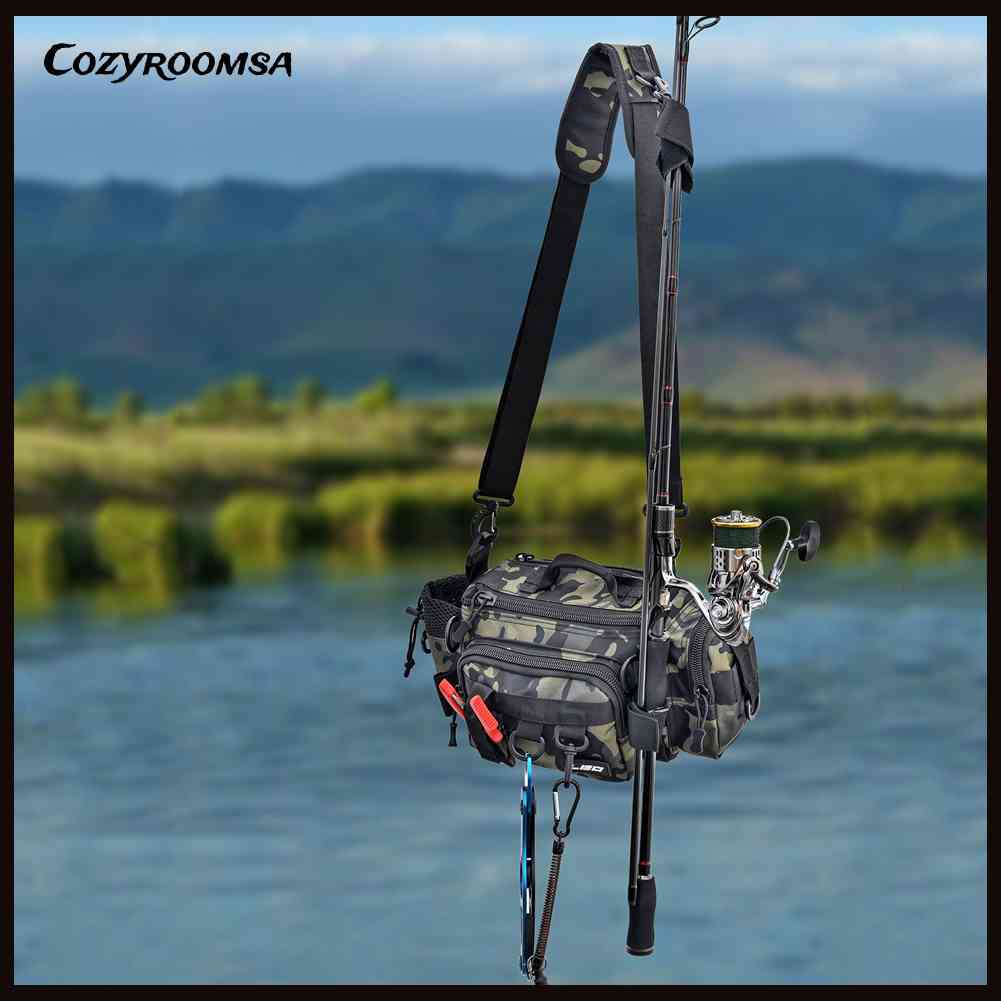 Túi Đeo Hông Đựng Dụng Cụ Câu Cá Họa Tiết Rằn Ri