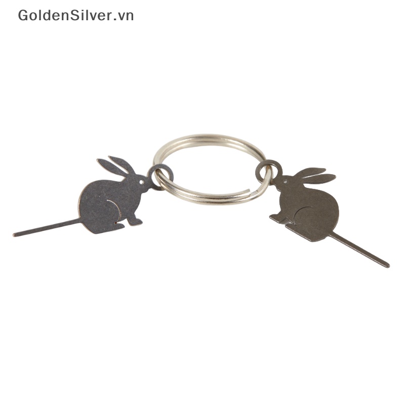 Set 2 Dụng Cụ Tháo Gỡ Sim Màu Vàng Bạc Thông Dụng