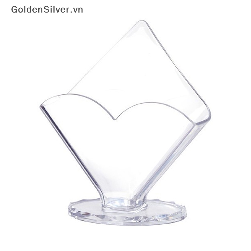 Hộp Đựng Khăn Giấy Bằng Acrylic Trong Suốt Màu Vàng Đồng Sang Trọng Tiện Dụng Cho Gia Đình