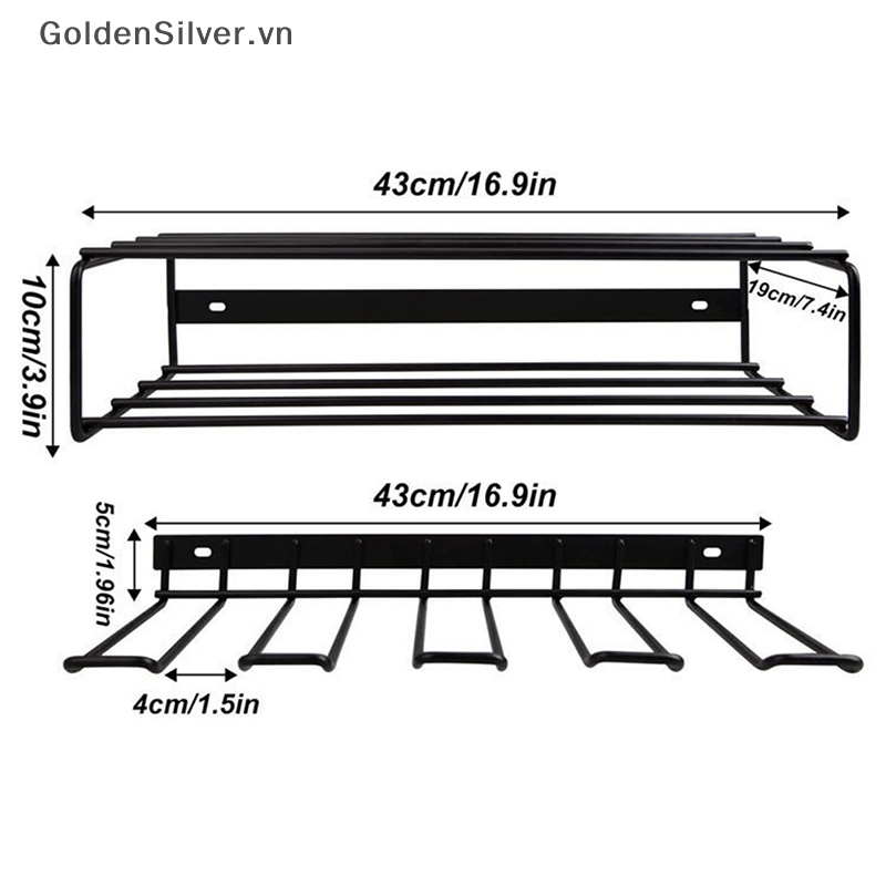 Giá Đỡ Máy Khoan Điện Gắn Tường Màu Vàng Bạc Tiện Dụng