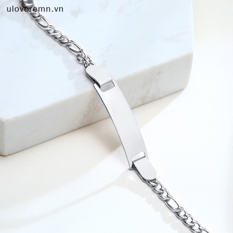 1 Vòng Đeo Tay Bằng Thép Không Gỉ Thời Trang Dễ Điều Chỉnh