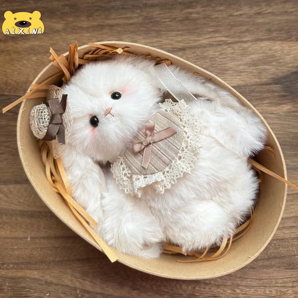 Thú Nhồi Bông Hình Thỏ Dễ Thương Cho Bé Gái